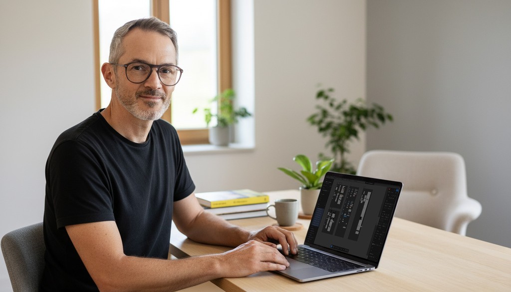 Didier Grand à son bureau